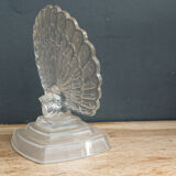 Peacock paperweight, Arques crystal