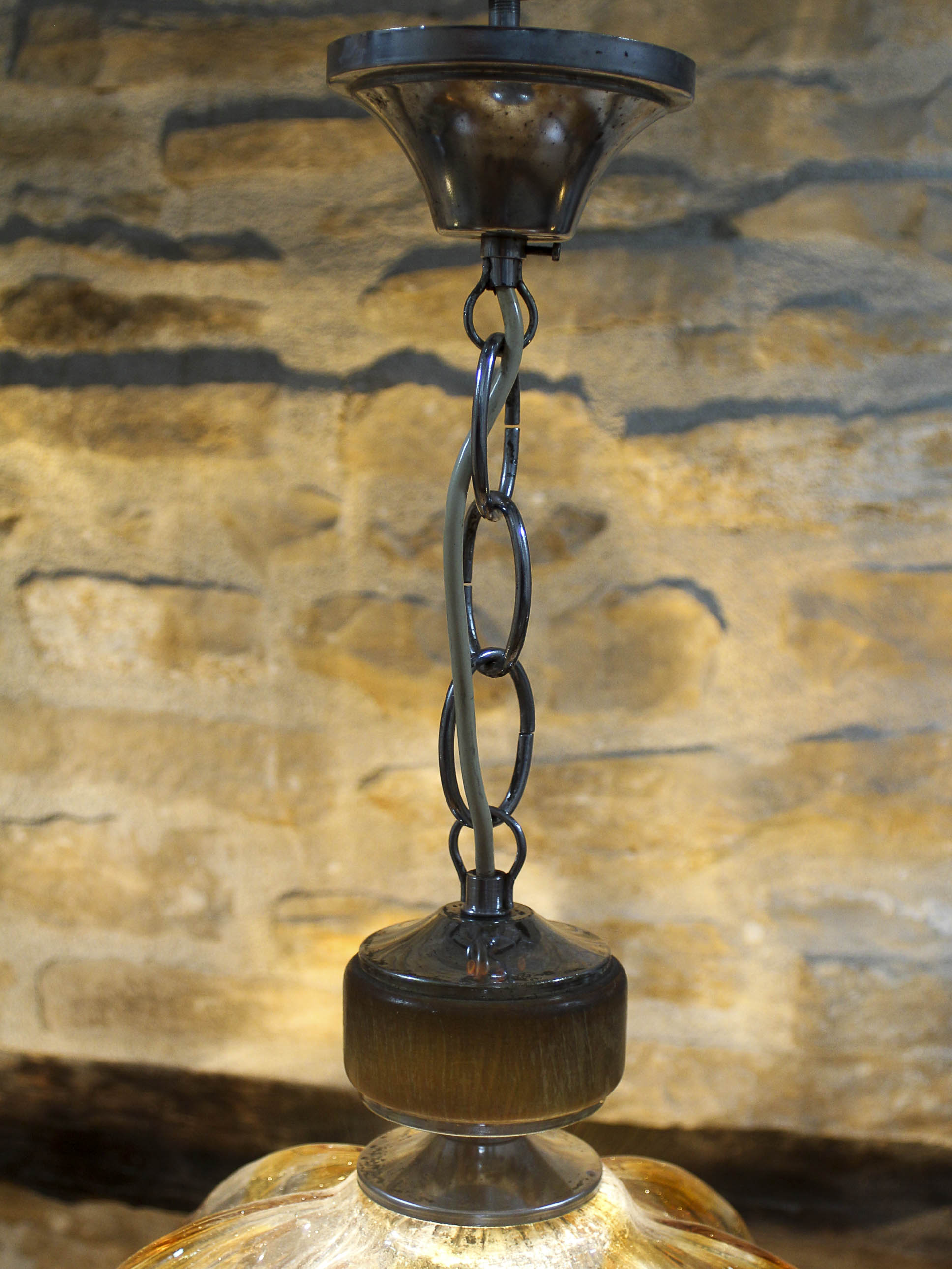 Murano glass pendant lamp 70s