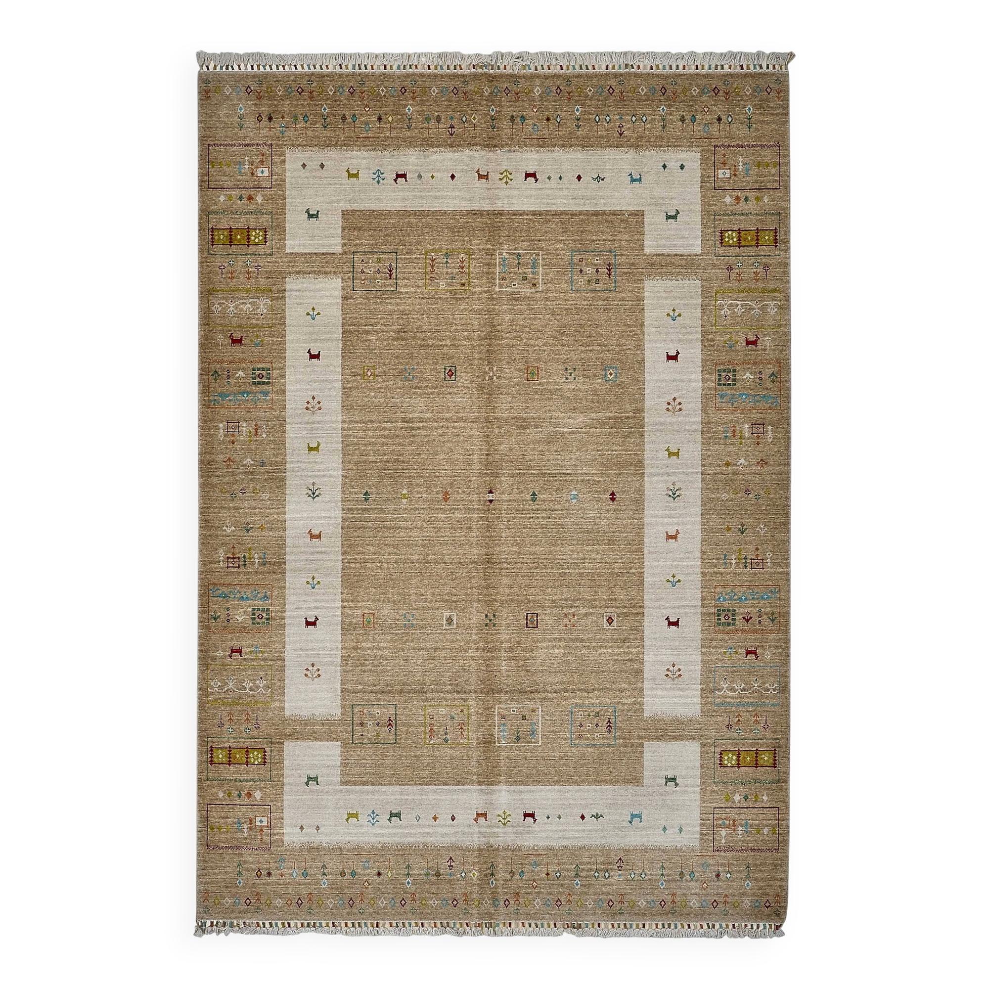 Turkish Handcrafted Loom Oushak Rug 206 cm x 298 cm