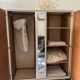 Armoire lin pieds compas