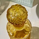Bottle bottle amber glass textured vintage 70s