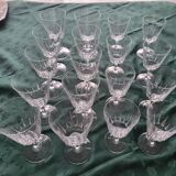 Arques crystal glassware service, Versailles pattern, France (set of 18)