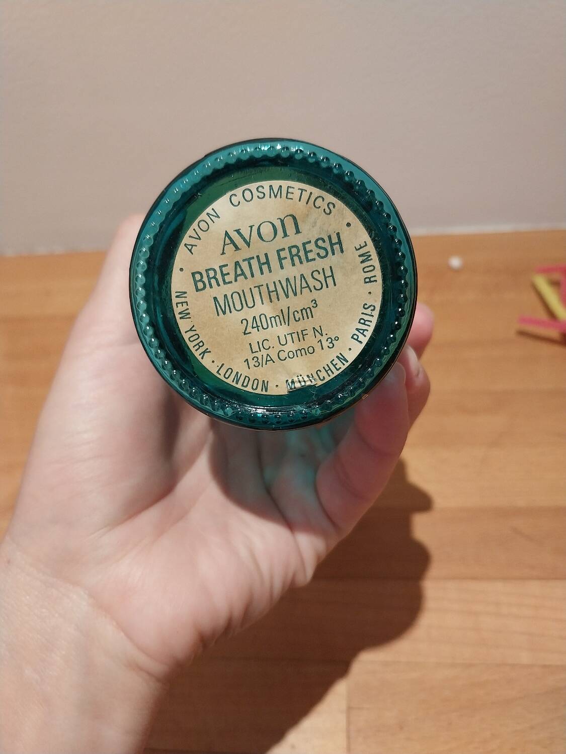 Avon cosmetics bottle