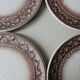 6 large flat ceramic plates by Jean Austruy