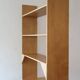 Birch plywood bookshelf, desk top.