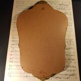 Golden shell mirror