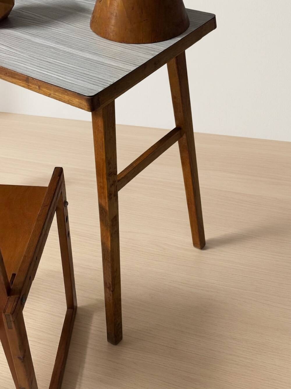 Writing Desk Mid-20th Century Wooden Desk, 90 × 49 × 73 cm
