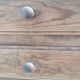 Commode/chest of drawers with tapered legs