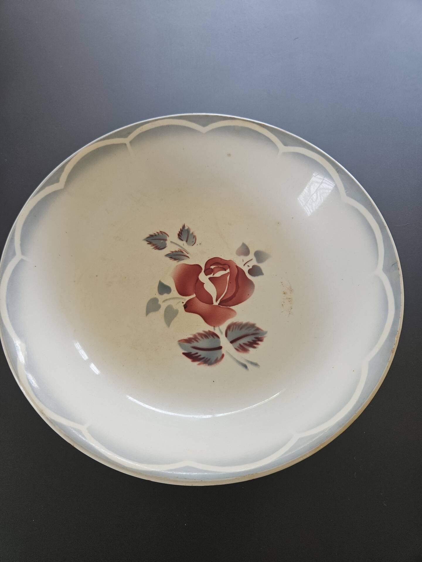 Deep plate Digoin Sarreguemines model Magali