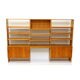 Pine vintage wall unit / wall system made in the 1970s
