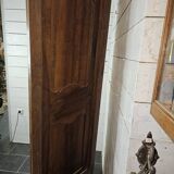 Wall-mounted locker in walnut