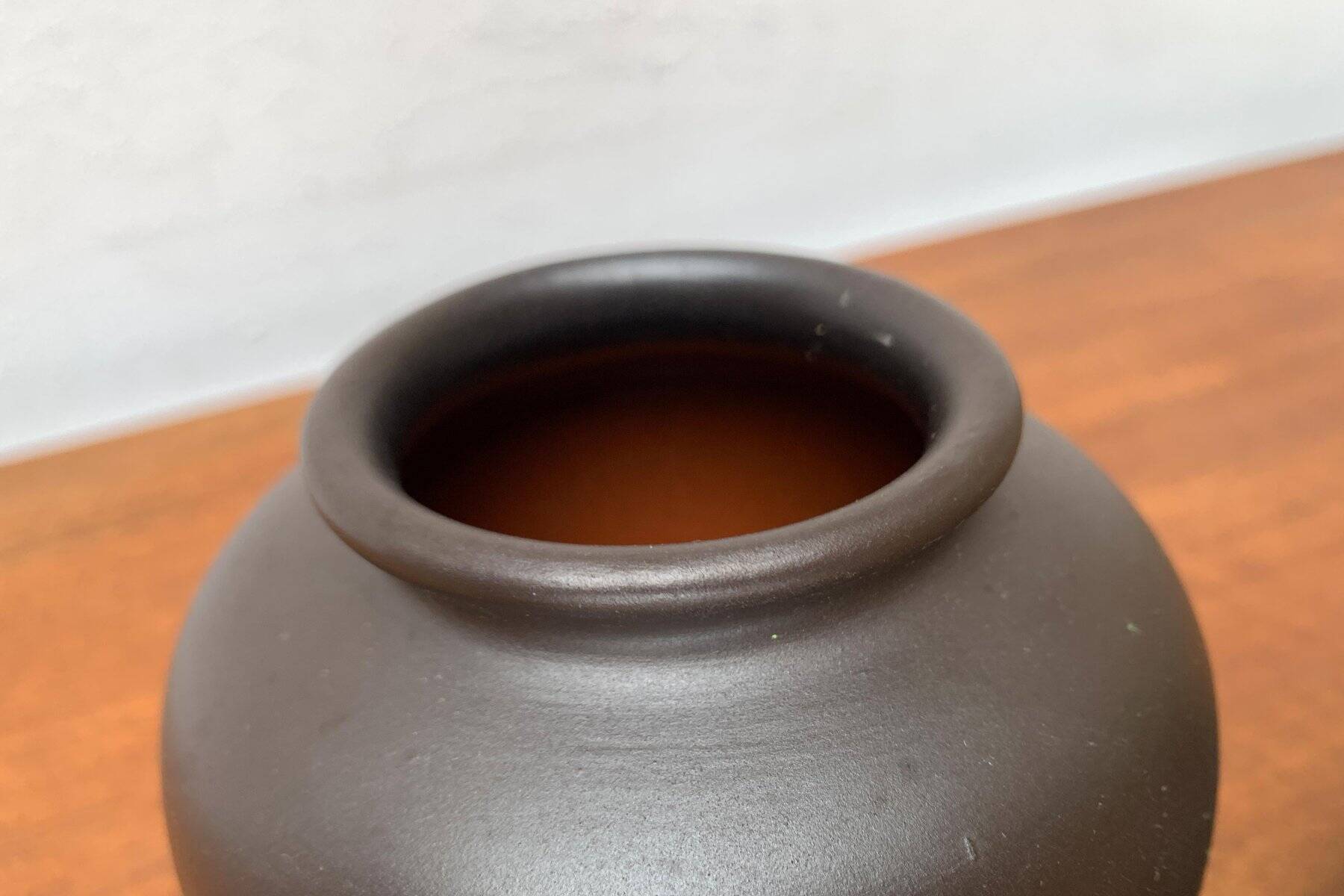 Minimalist German ceramic vases from the mid-century, Wormser Terra-Sigillata, 1960s, set of 3.