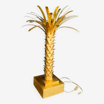 Lampadaire palmier en laiton