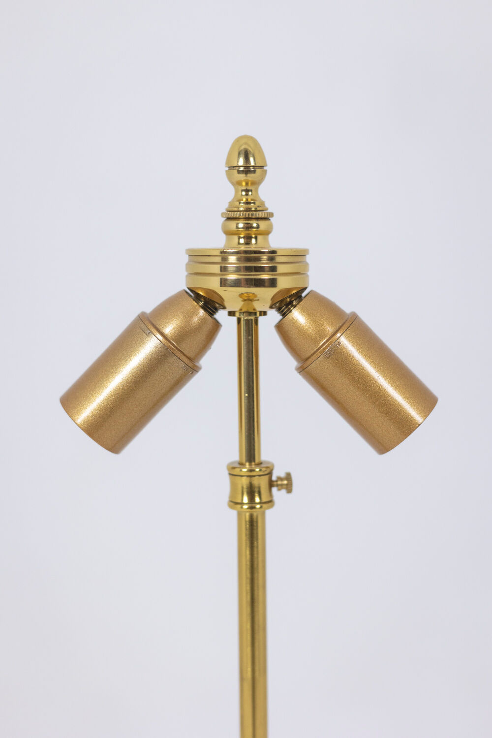 Lamp in Paris porcelain and gilded bronze, circa 1880