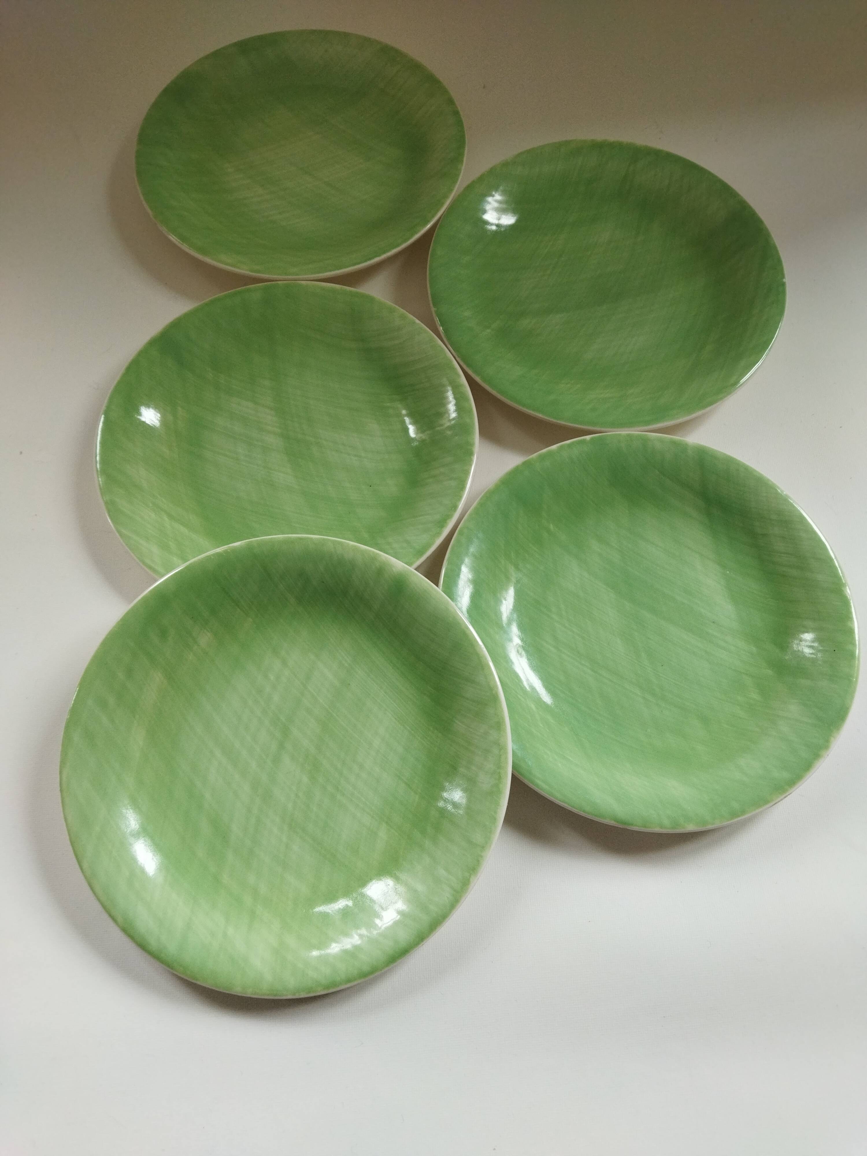 5 dessert plates Salins Mistral
