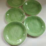 5 dessert plates Salins Mistral
