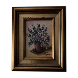 Peinture encadrée signée