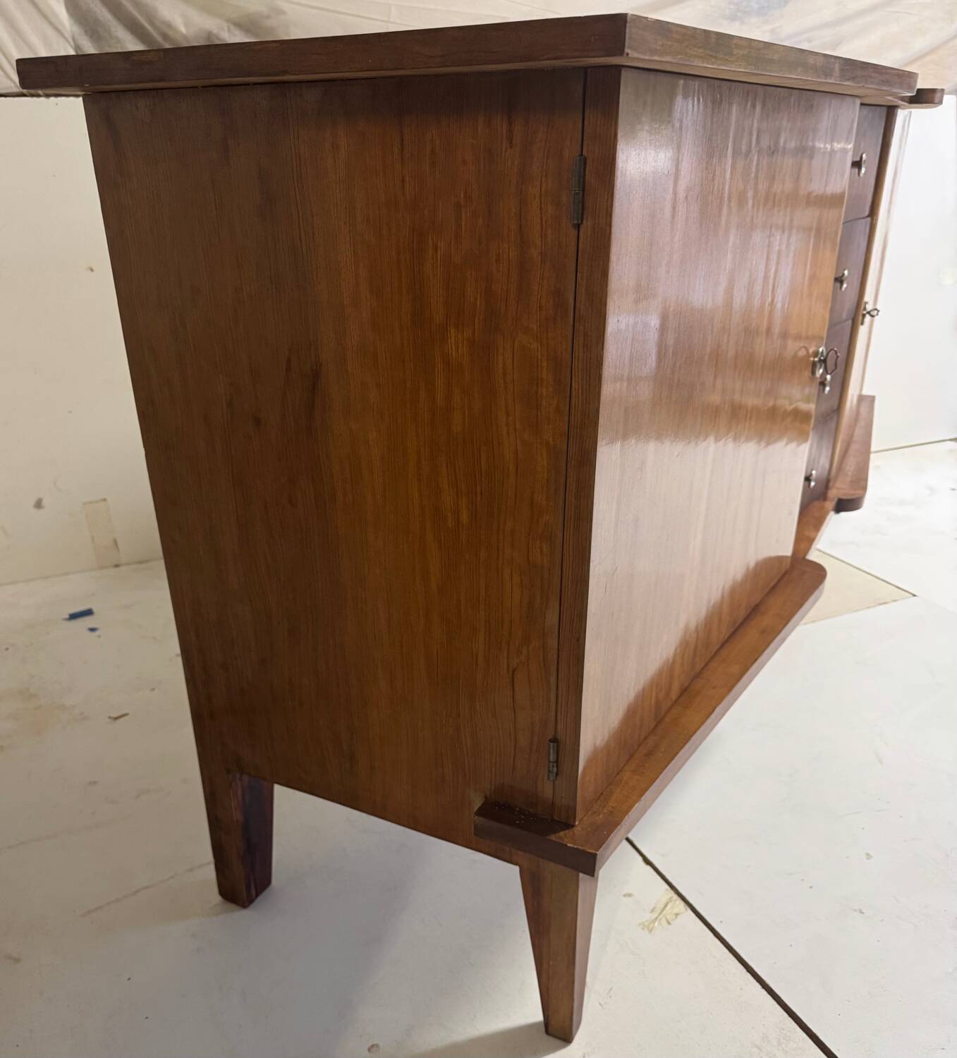Vintage sideboard with splayed legs