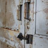 Indian wardrobe 2 doors in bleached wood