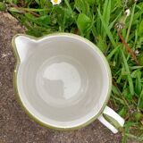 Vintage ceramic flower pitcher - Spring Water -