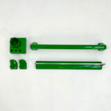 Gedy Green Bathroom Set, 1970s (2 towel rack + 1 cup holder + 2 Hooks)
