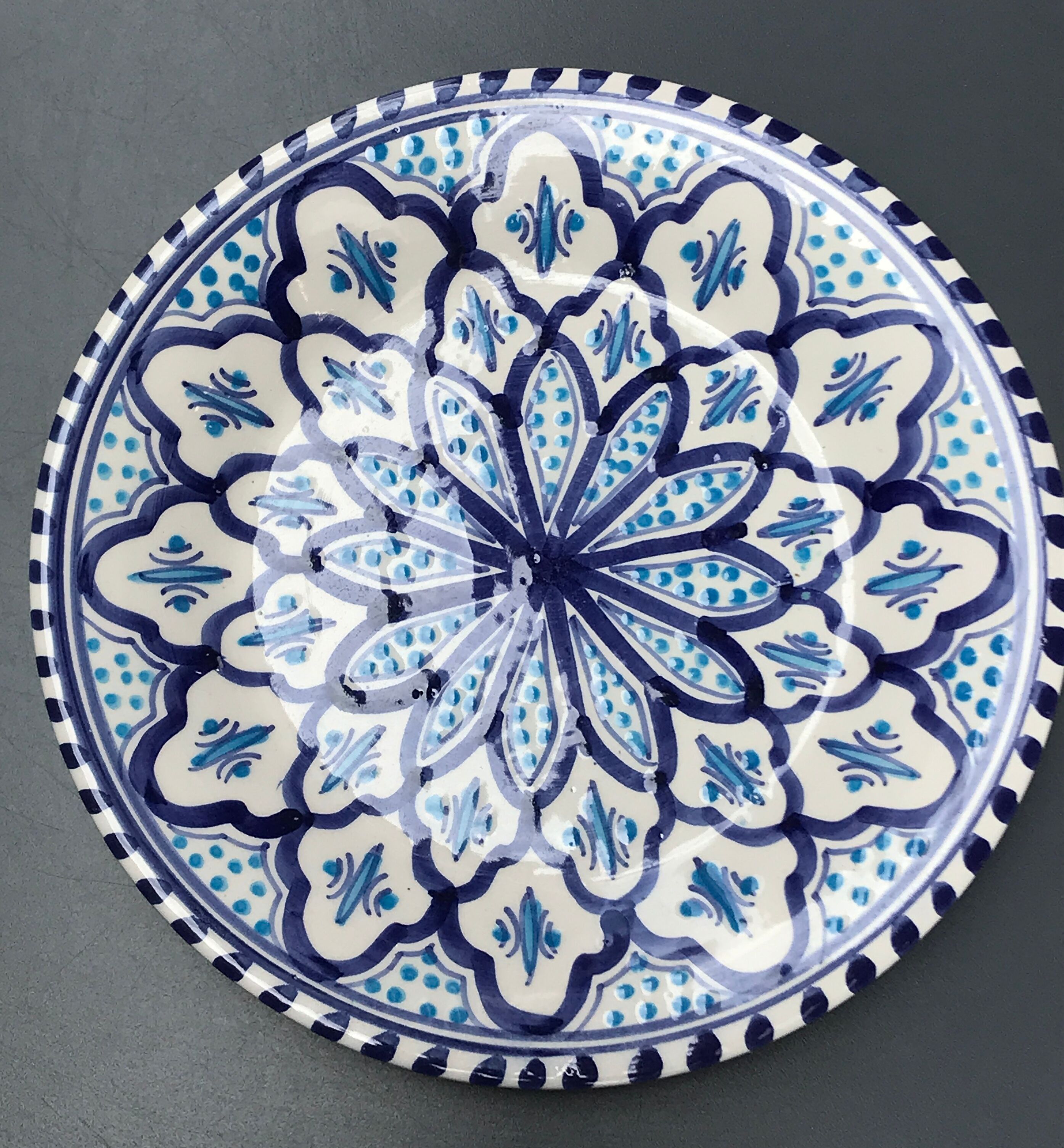 Ceramic plate or dish Morocco
