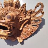 Balinese mask carved from solid wood – Barong spirit