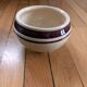 Old small cache pot in enamelled terracotta / ceramic