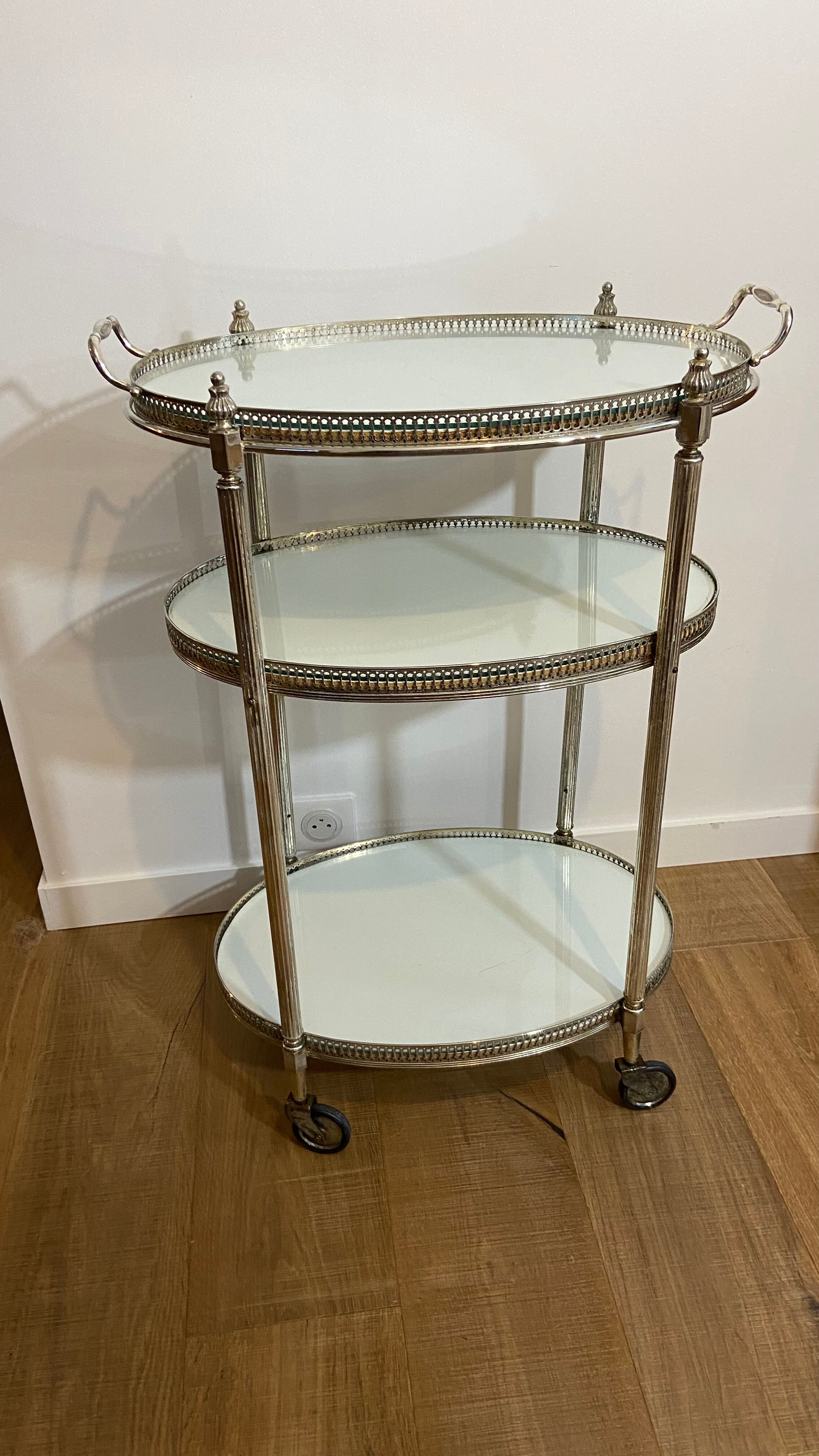 Oval roller serving table 1960/70