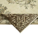 Hand-knotted turkish beige carpet 209 cm x 309 cm