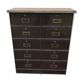 Meuble de rangement 1950 Roneo 10 clapets