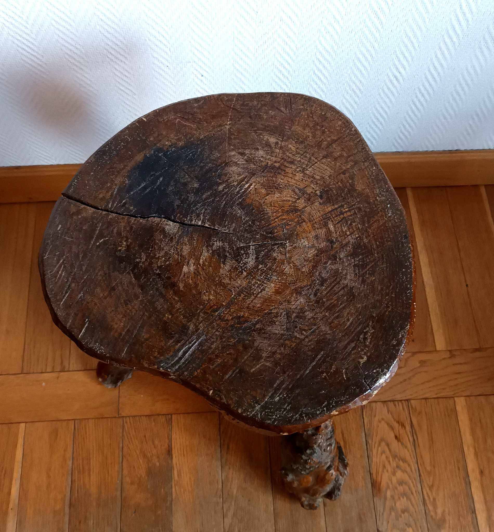 Brutalist vine stock stool