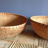 Vintage basket duo
