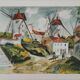 Maurice Utrillo: The Three Mills in Montmartre, signed lithograph