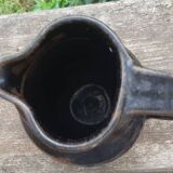 Pichet terre cuite vernissée France années 80