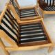 Old modular living room 7 armchairs and vintage Scandinavian design coffee table from the 60s