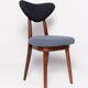 Mid-century dark blue denim armchair, Europe, 1960s