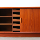 Dyrlund Denmark 1950s drum teak credence