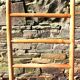 Vintage bamboo towel holder 70s