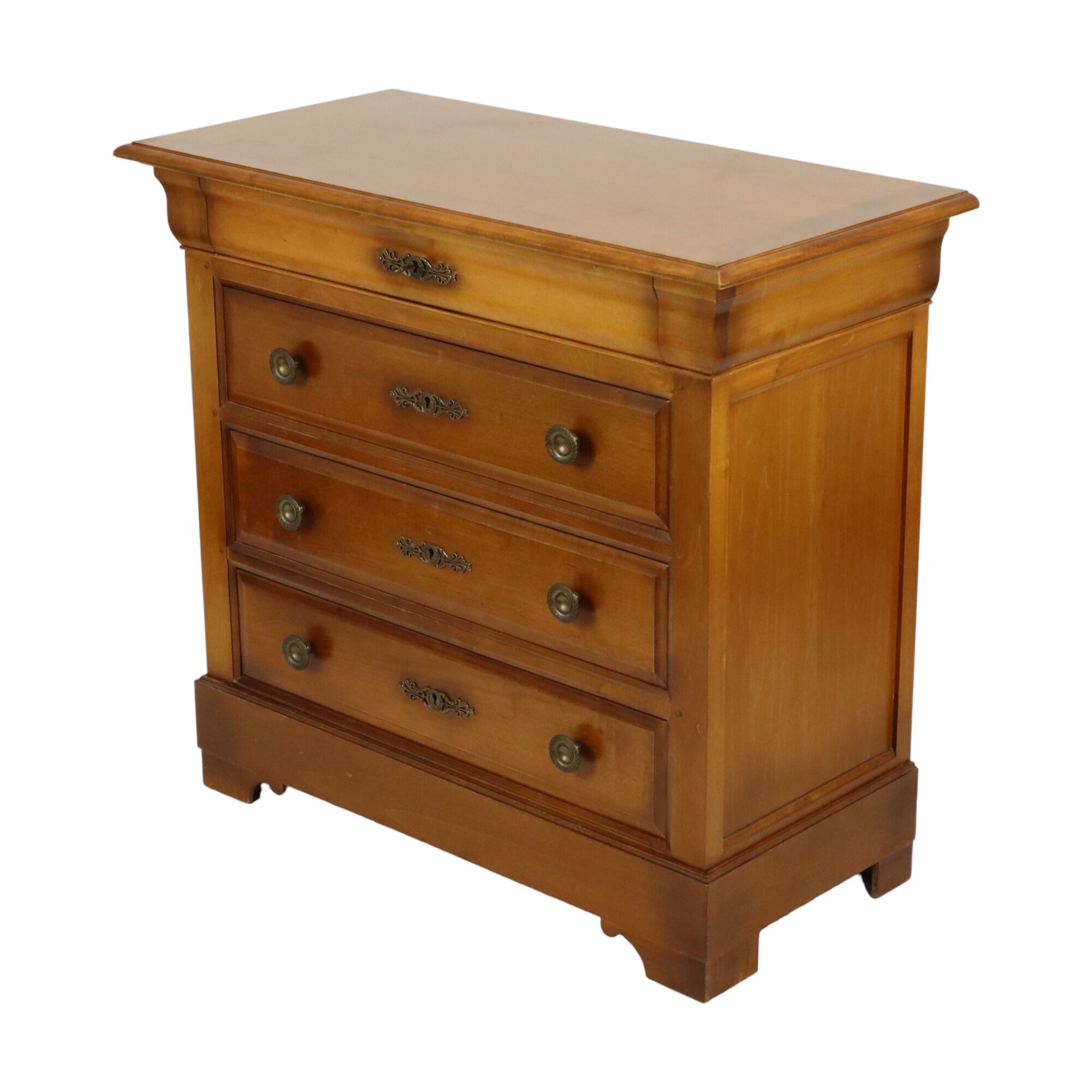 Solid Oak Chest of Drawers Chest of Drawers France Louis Philippe 4 Drawers 93cm
