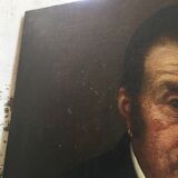 Oil canvas portrait of a man