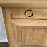 Vintage airbrushed console side table
