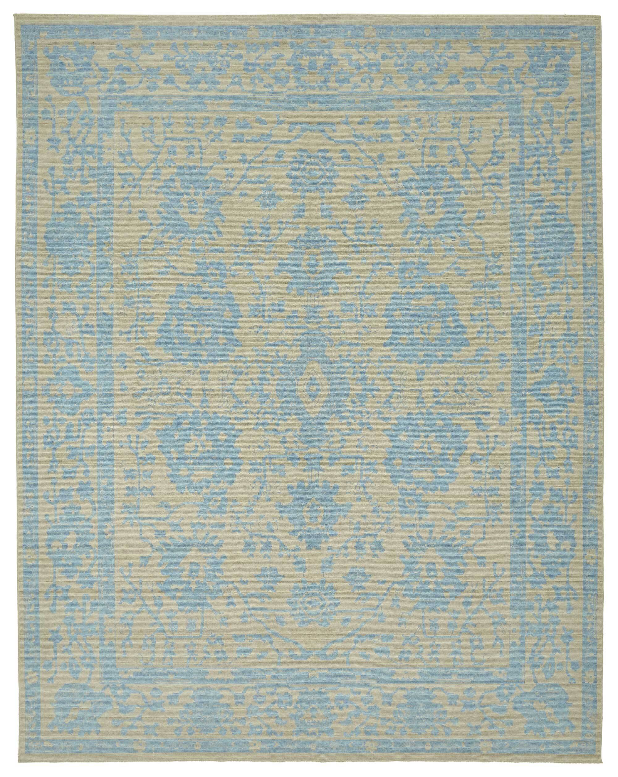 Turkish Handcrafted Loom Oushak Rug 304 cm x 387 cm
