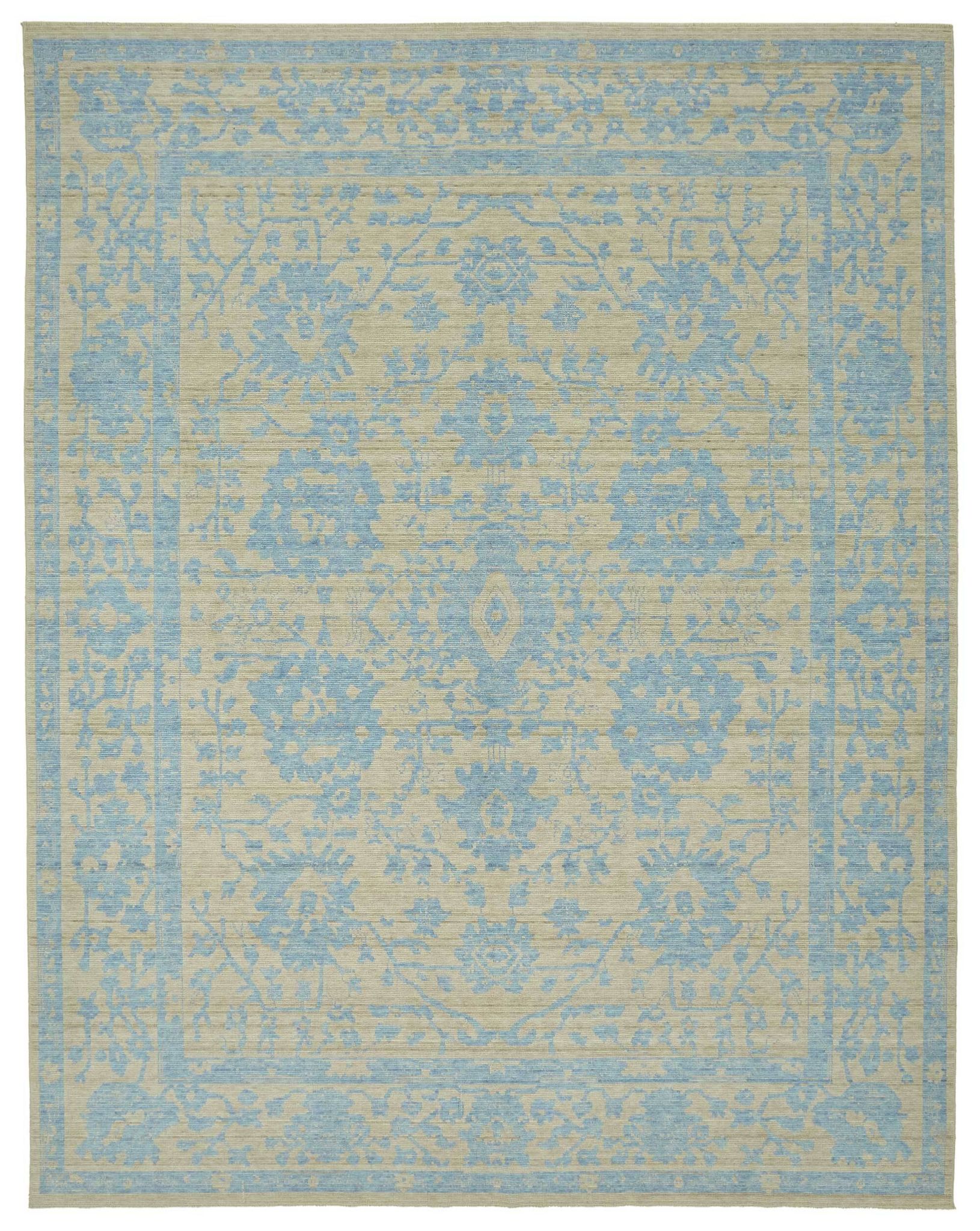 Tapis Oushak turc fait main 304 cm x 387 cm