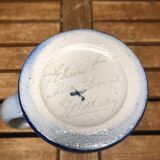 Old BETSCHDORF Tankard Gray Blue Sandstone Vintage #A604