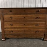 Chest of drawers  Louis Philippe old walnut