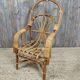 Fauteuil enfant rotin