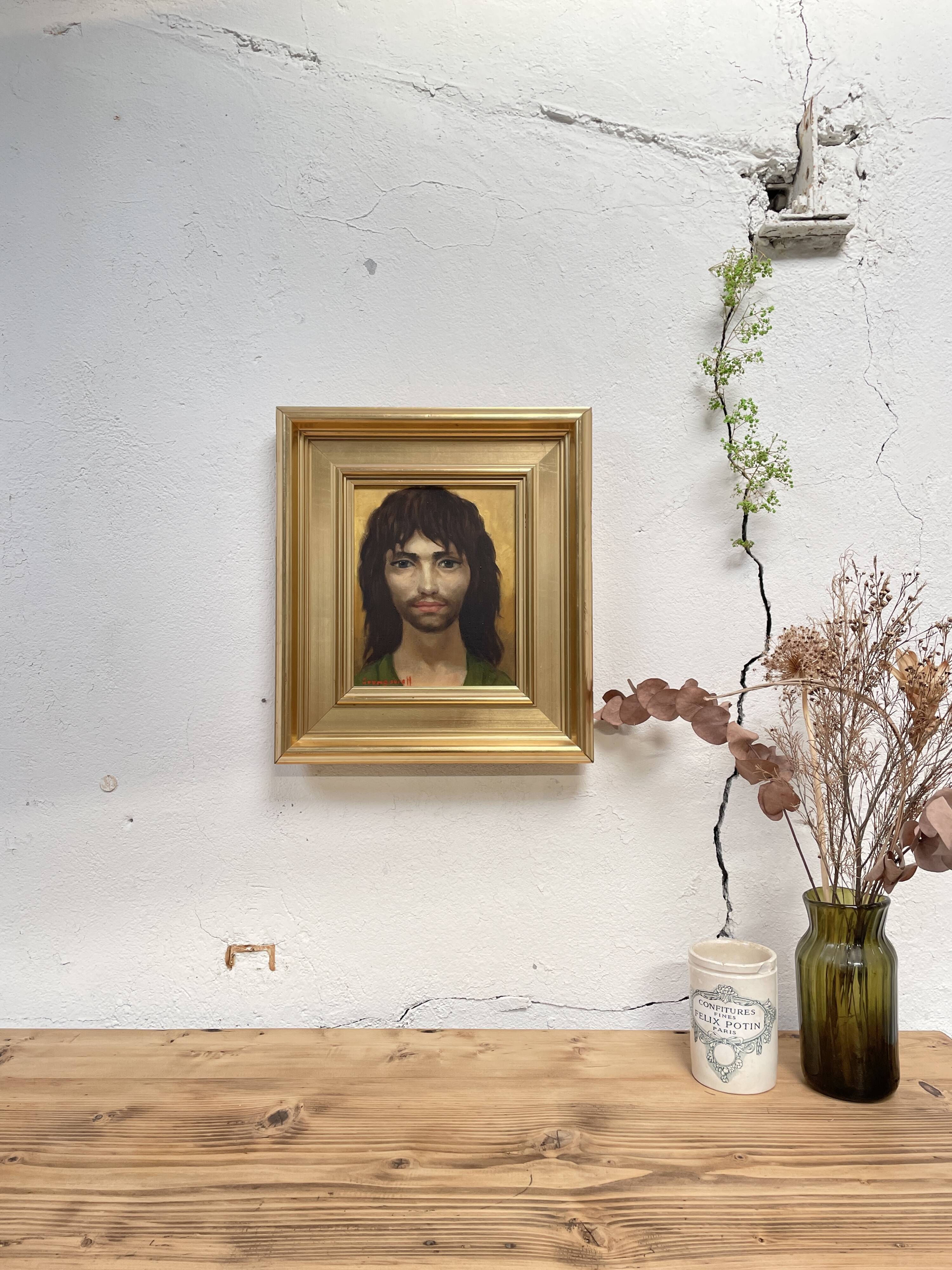 Oil portrait painting 'LE VAGABOND', after Anatola SOUNGOUROFF, circa 1977.