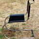 Lot de 4 chaises design Mies Van Der Rohe, édition années 80