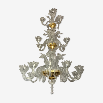 Chandelier Venetian Murano glass